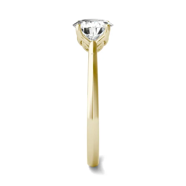 Round Hearts & Arrows Signature Solitaire Engagement Ring