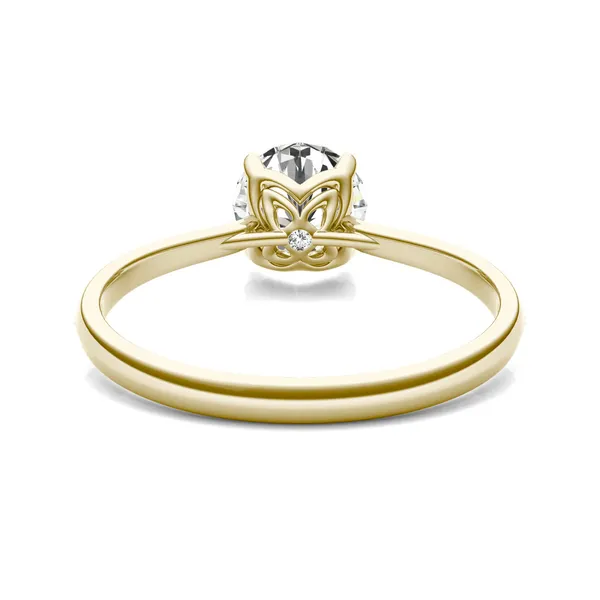 Round Hearts & Arrows Signature Solitaire Engagement Ring