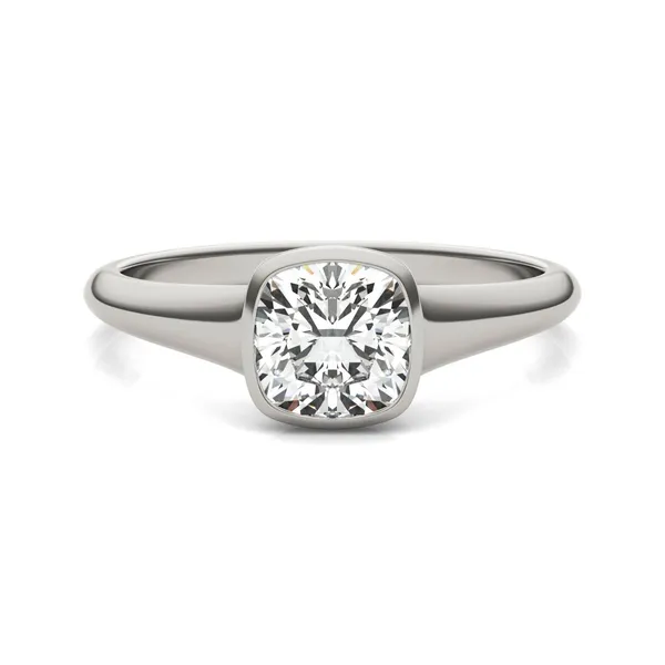 Cushion Signature Bezel Solitaire