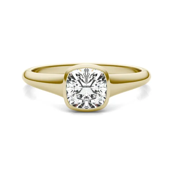 Cushion Signature Bezel Solitaire