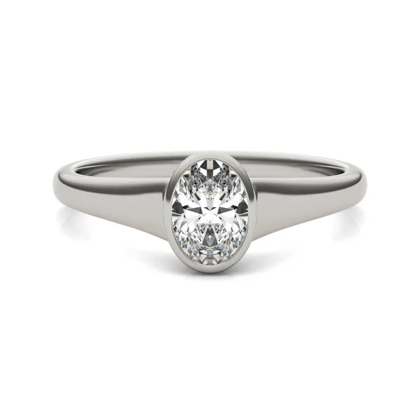 Oval Signature Bezel Solitaire