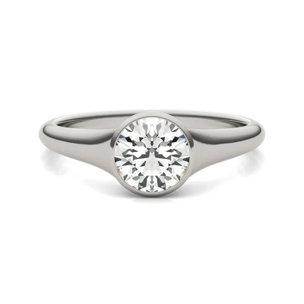Round Brilliant Signature Bezel Solitaire