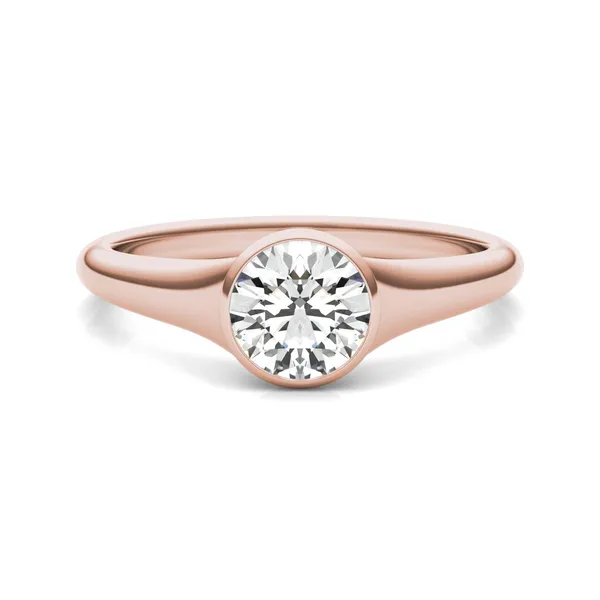 Round Brilliant Signature Bezel Solitaire