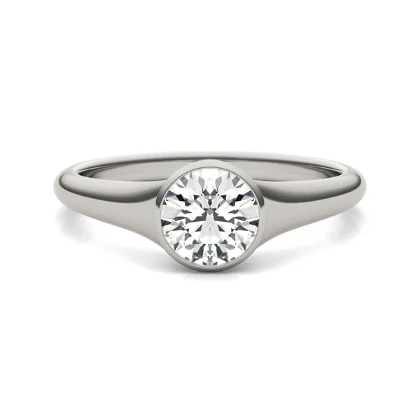 Round Brilliant Signature Bezel Solitaire