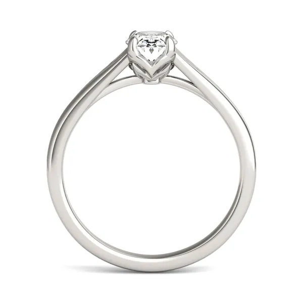 Oval Wide Shank Signature Solitaire