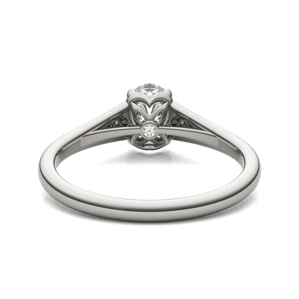 Oval Wide Shank Signature Solitaire