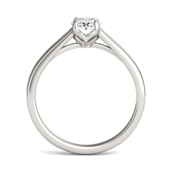 Oval Wide Shank Signature Solitaire