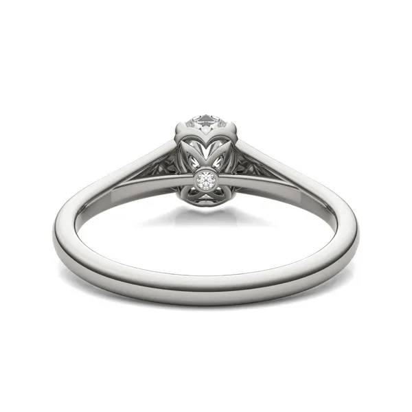 Oval Wide Shank Signature Solitaire