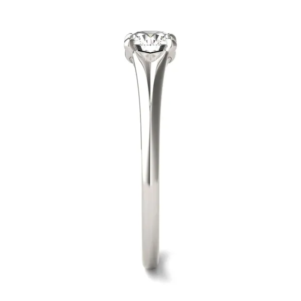 Round Brilliant Wide Shank Signature Solitaire