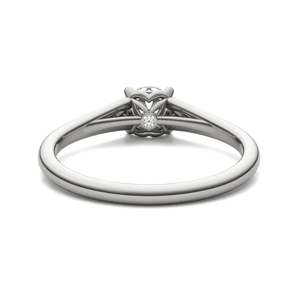 Round Brilliant Wide Shank Signature Solitaire