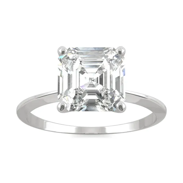 Asscher Timeless Solitaire Engagement Ring