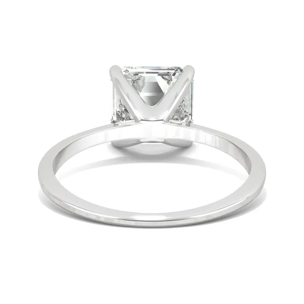 Asscher Timeless Solitaire Engagement Ring