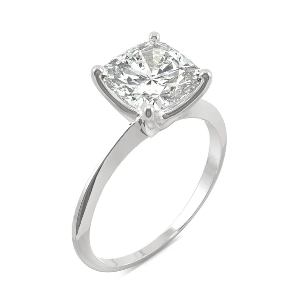 Cushion Hearts & Arrows Timeless Solitaire Engagement Ring