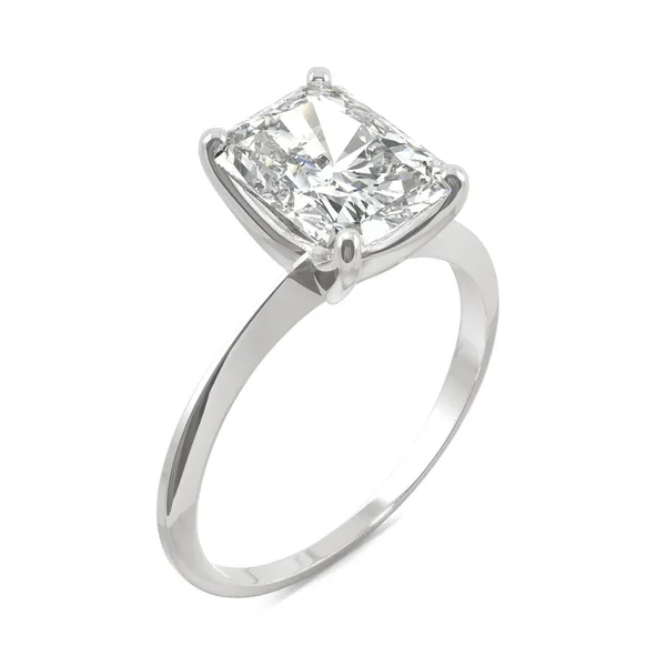 Radiant Timeless Solitaire Engagement Ring