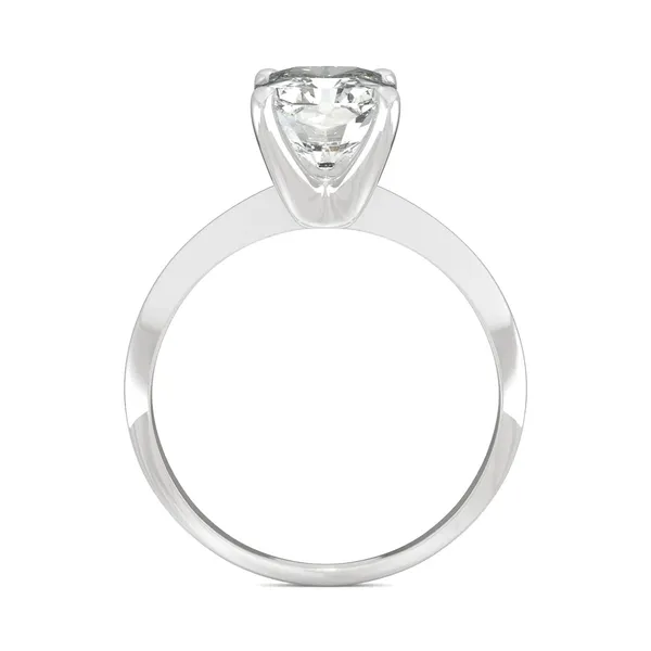 Radiant Timeless Solitaire Engagement Ring