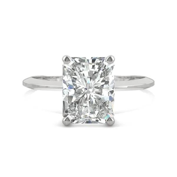 Radiant Timeless Solitaire Engagement Ring