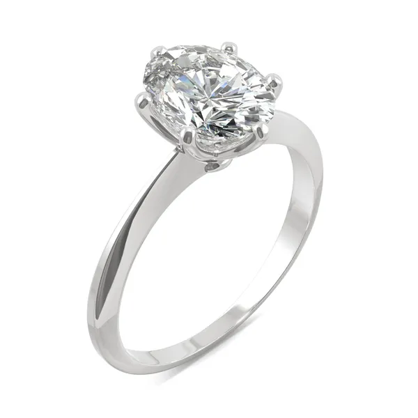 Oval Six-Prong Timeless Solitaire Engagement Ring