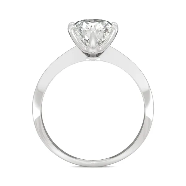 Oval Six-Prong Timeless Solitaire Engagement Ring