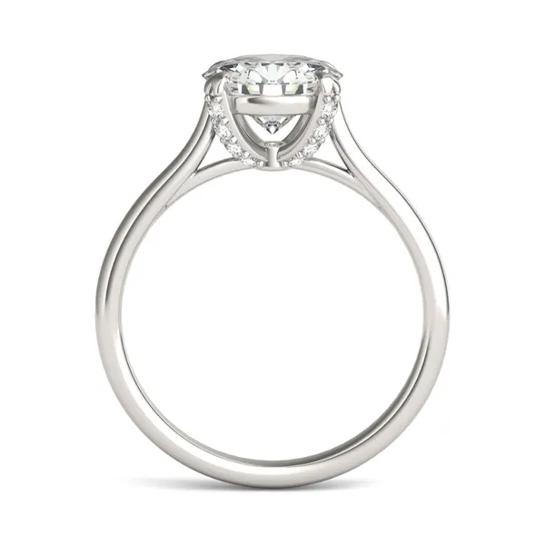 Round Hearts & Arrows Luxe Trellis Engagement Ring