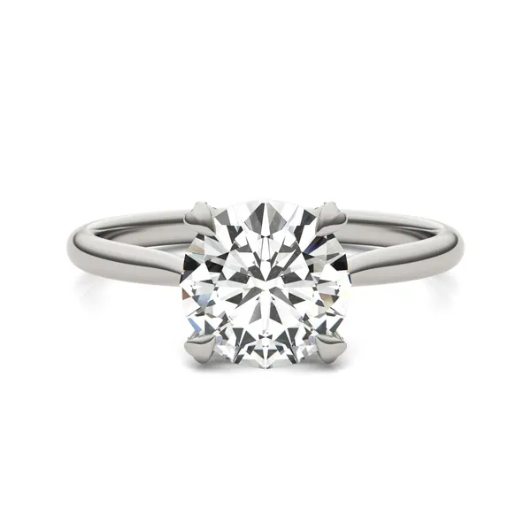 Round Hearts & Arrows Luxe Trellis Engagement Ring