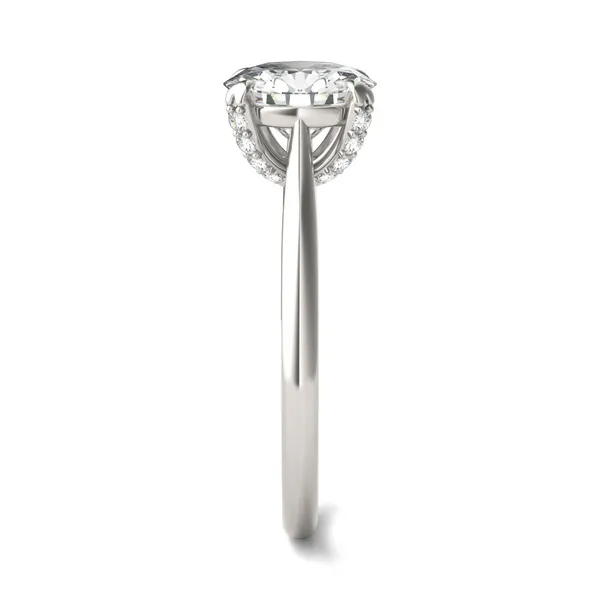 Round Hearts & Arrows Luxe Trellis Engagement Ring