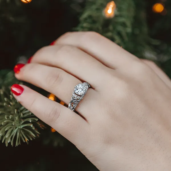 Round Brilliant Rosaline Engagement Ring