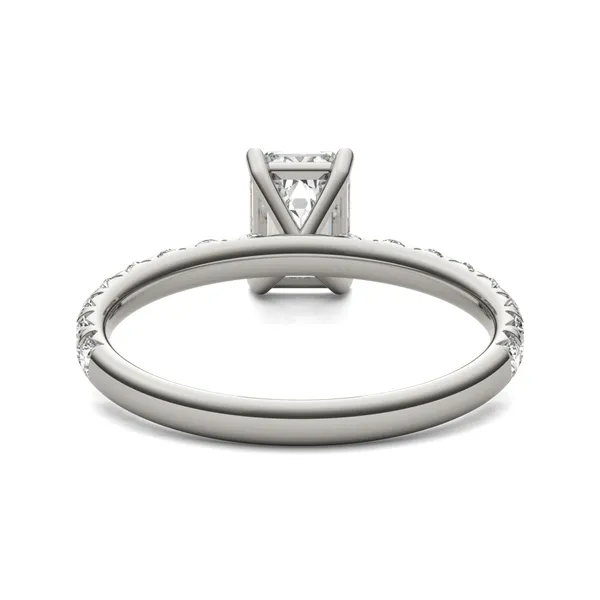 Emerald Classic Side-Stone Engagement Ring