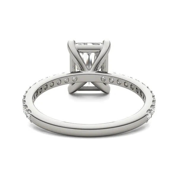 Radiant Martini Accented Engagement Ring