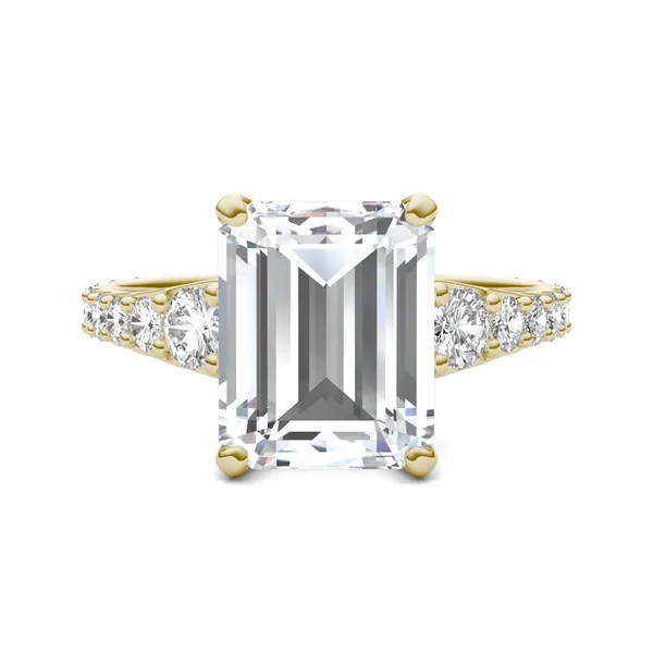 Emerald Signature Graduated Side-Stone Engagement Ring