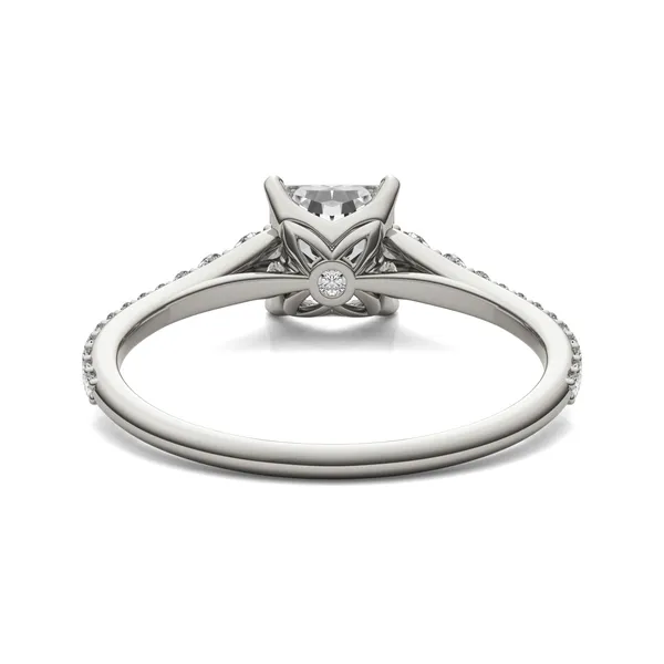 Princess Signature Graduated Side-Stone Engagement Ring