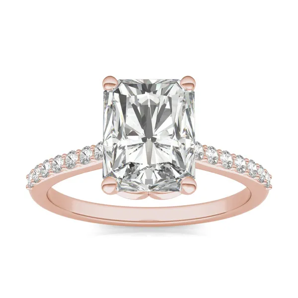 Radiant Signature Petite Side-Stone Engagement Ring