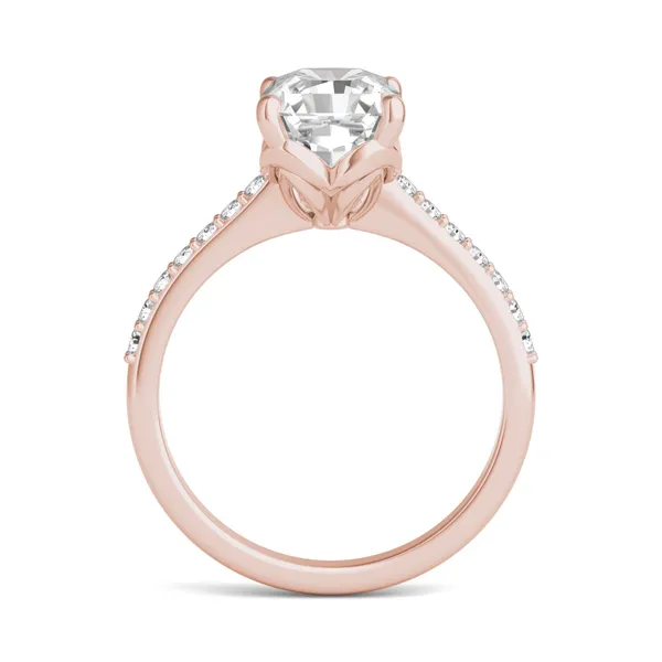 Radiant Signature Petite Side-Stone Engagement Ring