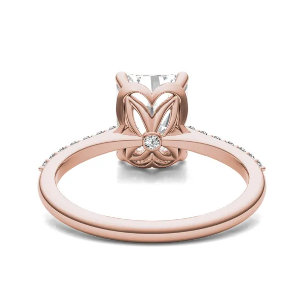 Radiant Signature Petite Side-Stone Engagement Ring