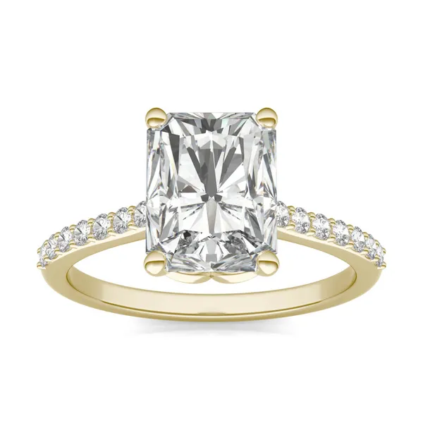 Radiant Signature Petite Side-Stone Engagement Ring