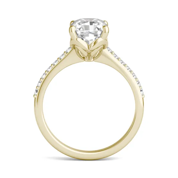Radiant Signature Petite Side-Stone Engagement Ring