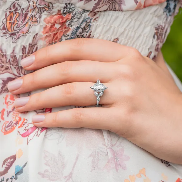 Marquise Iris Engagement Ring