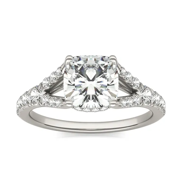 Cushion Duet Engagement Ring