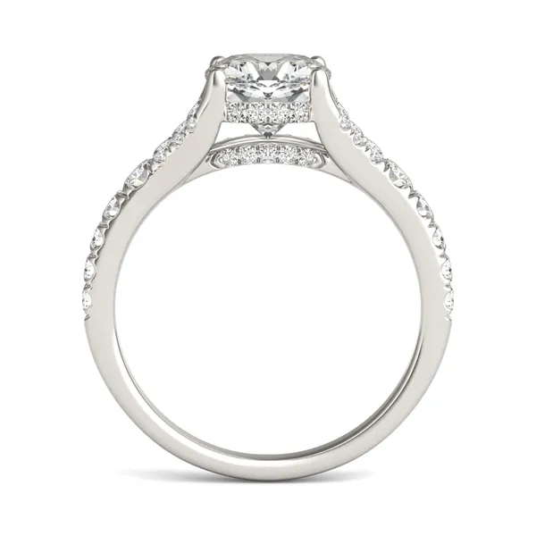 Cushion Duet Engagement Ring
