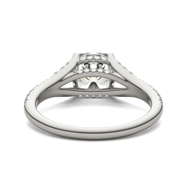 Cushion Duet Engagement Ring
