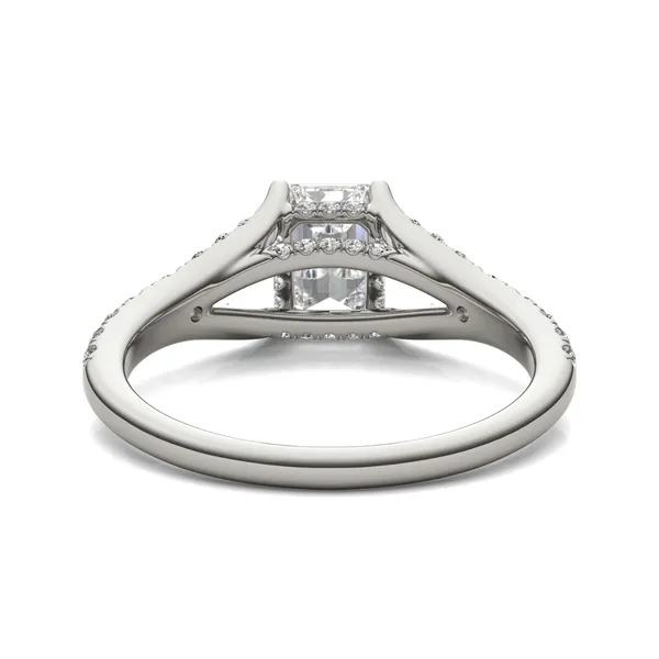 Emerald Duet Engagement Ring
