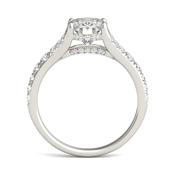 Oval Duet Engagement Ring