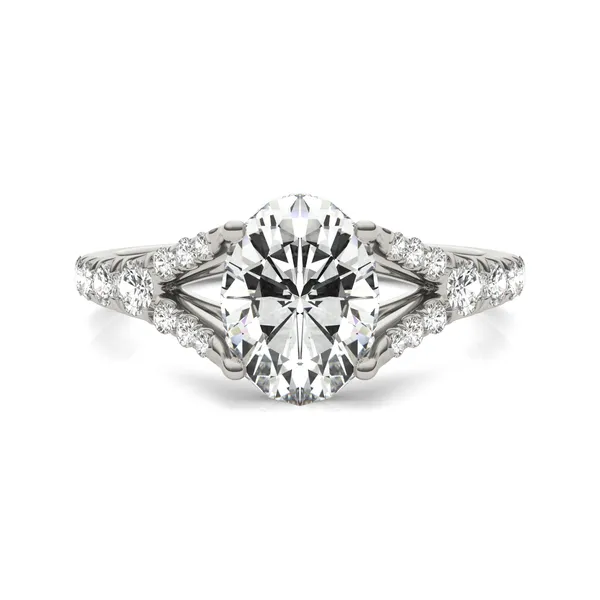 Oval Duet Engagement Ring