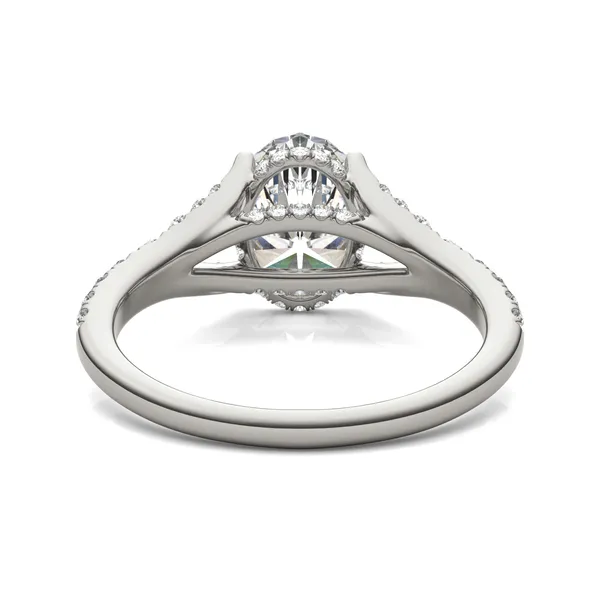 Oval Duet Engagement Ring