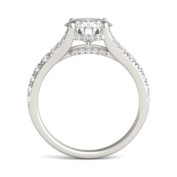 Round Brilliant Duet Engagement Ring