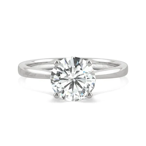 Round Hearts & Arrows Eternal Classic Hidden Halo Engagement Ring