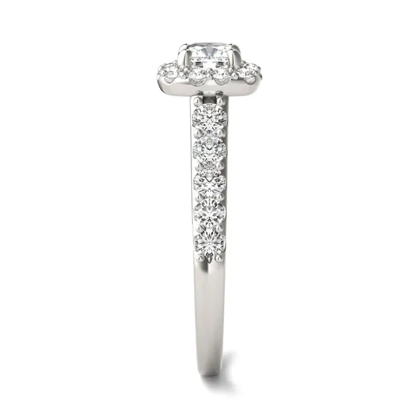 Cushion Allure Halo Engagement Ring