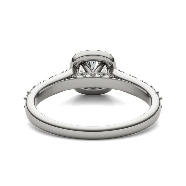 Cushion Allure Halo Engagement Ring
