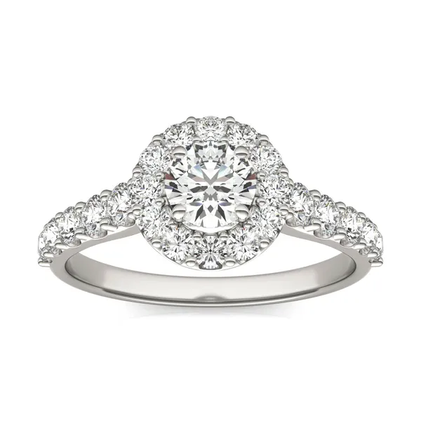 Round Brilliant Allure Halo Engagement Ring