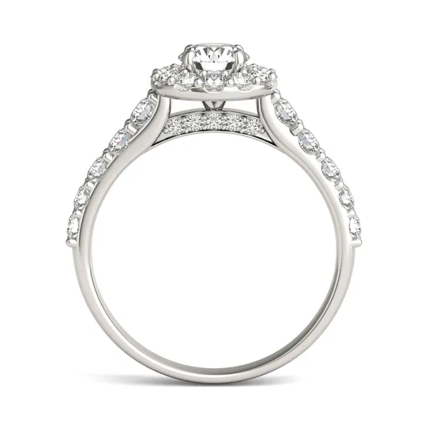 Round Brilliant Allure Halo Engagement Ring