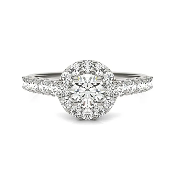 Round Brilliant Allure Halo Engagement Ring